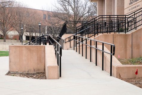 This ramp is attached to Clinton Hall. Clinton Hall is located on the North side of WSUs campus. For a student with disabilities, the differences that these absences create can turn a simple process into a serious struggle, Columnist Allison Campbell writes. 
