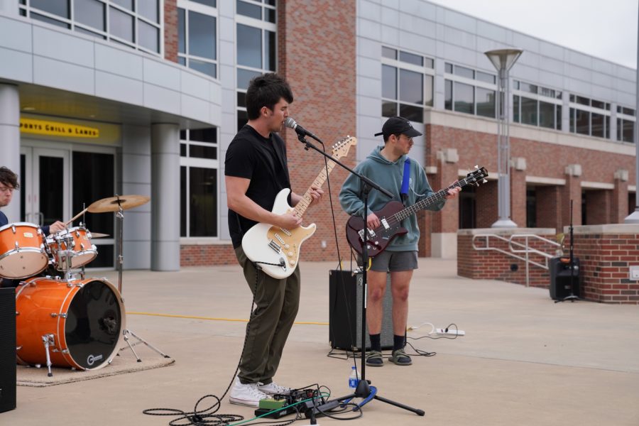 Live Music by The Messy Frets at WuStock Earthfest hosted by Wichta State University Green Group on April 22nd at RSC - East Lawn