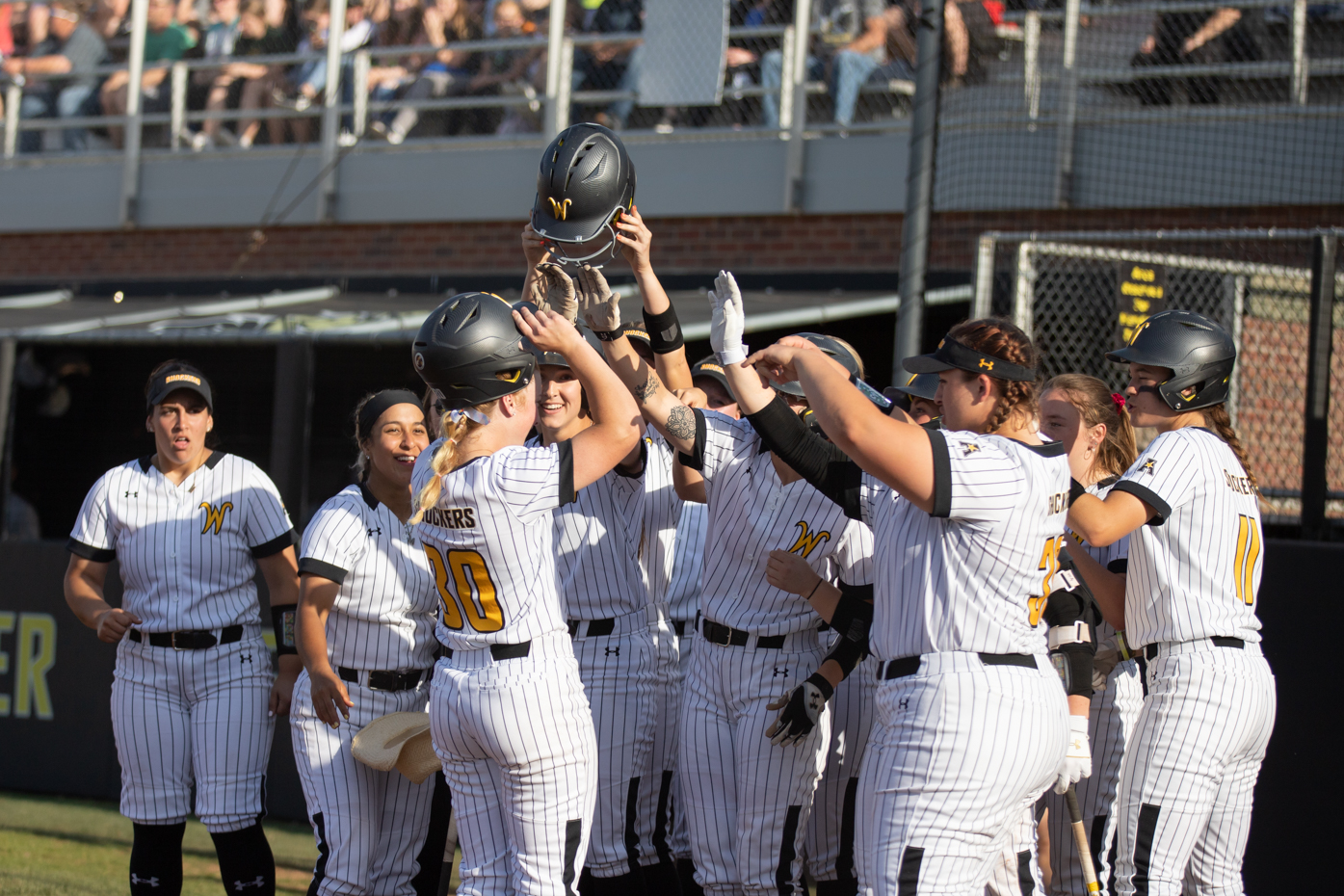 Drake University Softball - Back-to-back Ks ends the game and