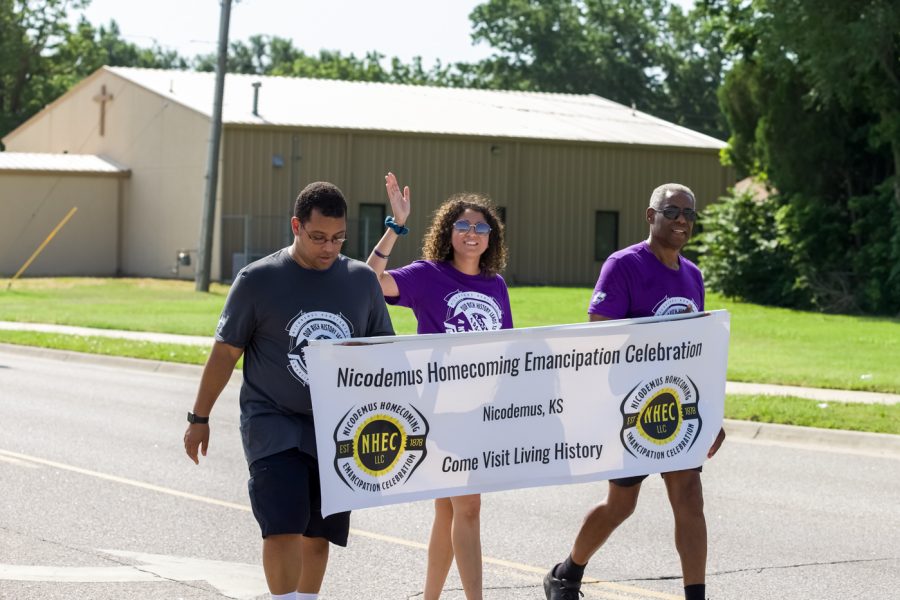 Nicodemus Homecoming Emancipation Celebration at Juneteenth ICT parade takes over 13th Street on Saturday, June 18th.