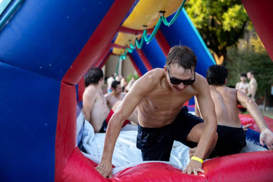 Student Activities Council hosted the Beach Party on Aug 25 at the RSCs east courtyard.