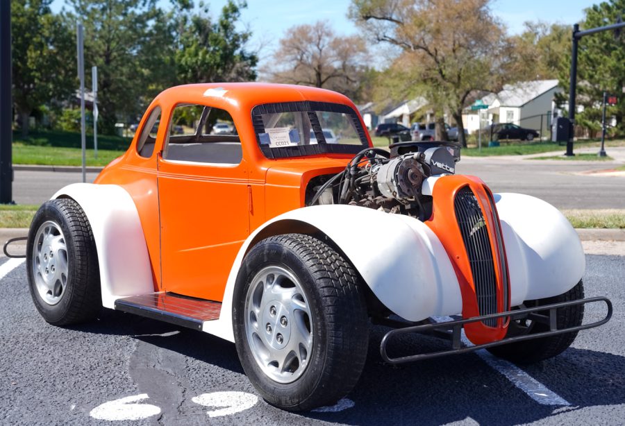 Small Vintage car at Show N’ Shine car show in parking Lot 1 between Hillside Avenue and the Duerksen Fine Arts Center on Sunday, Sept. 25. This event was hosted by The Honore Adversus Foundation.