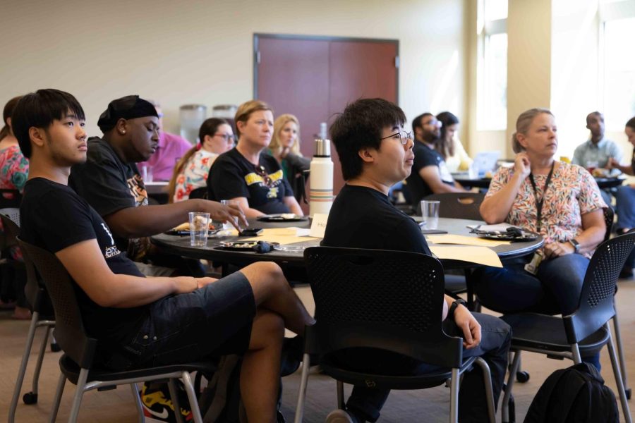 Students, staff and faculty sit in on the Teaching Matters luncheon on Sept. 9 in the RSC.