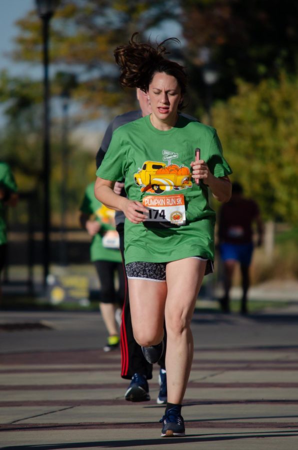 5k participant finishes strong. On Saturday, WSU hosted it’s annual Pumpkin Run event where families could enjoy pumpkin painting, snacks, and a spooky photo booth.