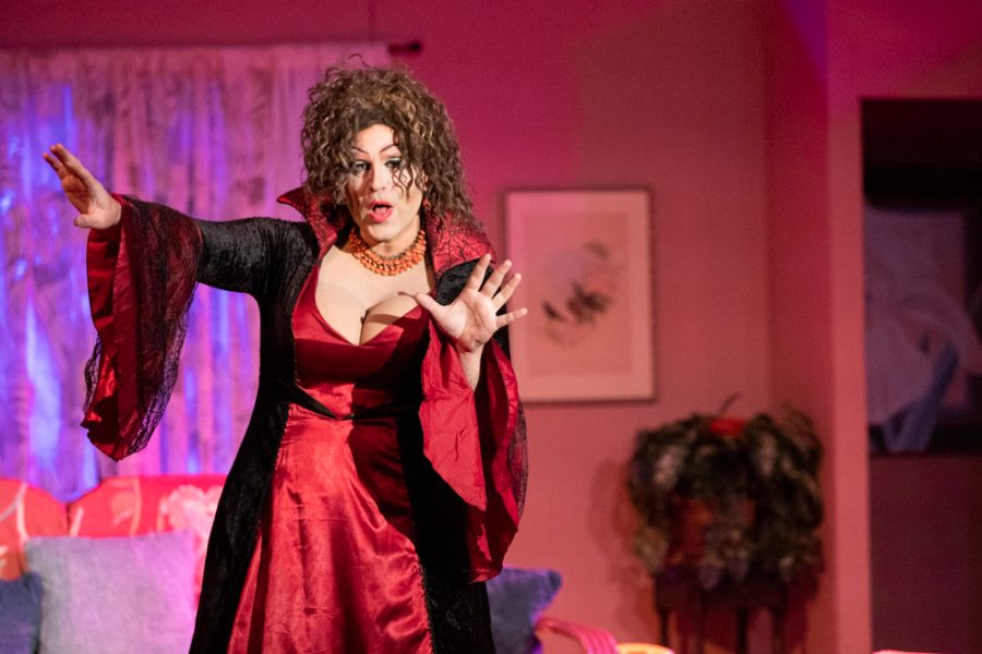 Divinity Masters hosts Second Sunday Drag Brunch on Oct. 9 at Roxys. Masterss, a Roxys house manager, welcomed the audience with a performance to I Put a Spell on You.