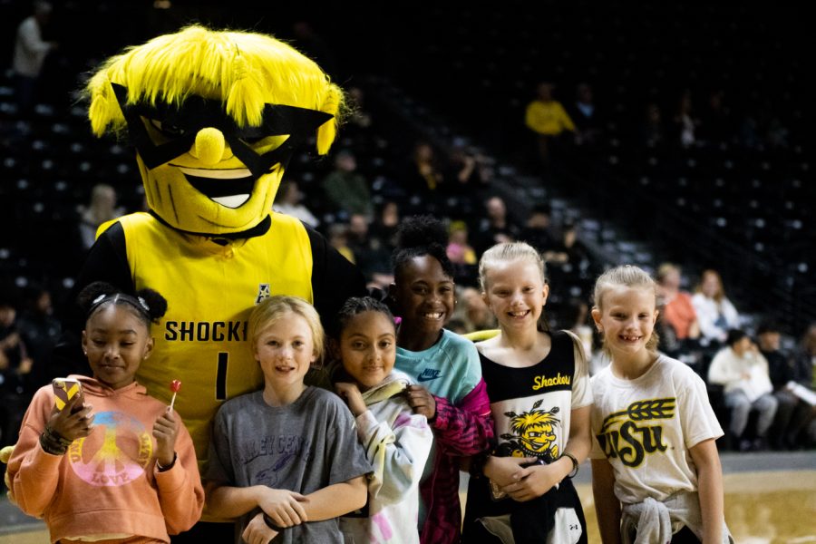 To start out Shocker Madness, Wu is joined by future shockers who showcase their dance moves at Shocker Madness on Oct. 27 at Charles Koch Arena.