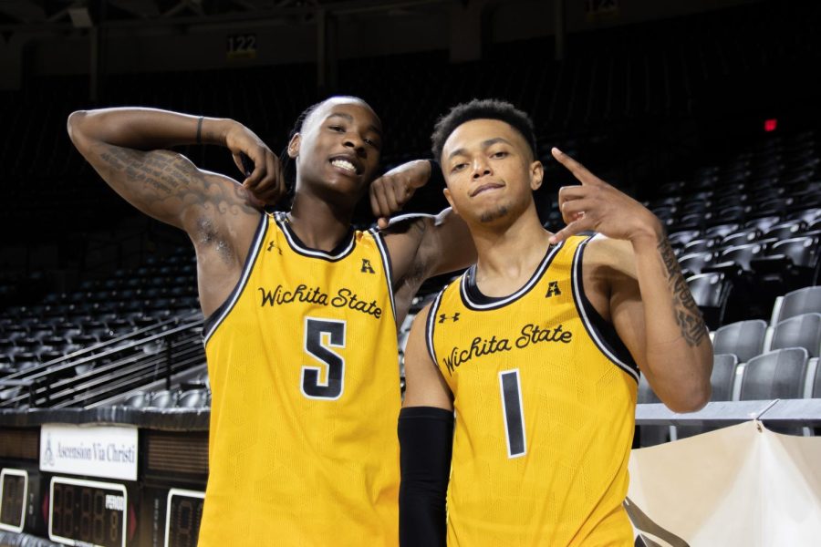 Jaron Pierre and Xavier Bell poses for a photo at Media Day on Oct. 18.