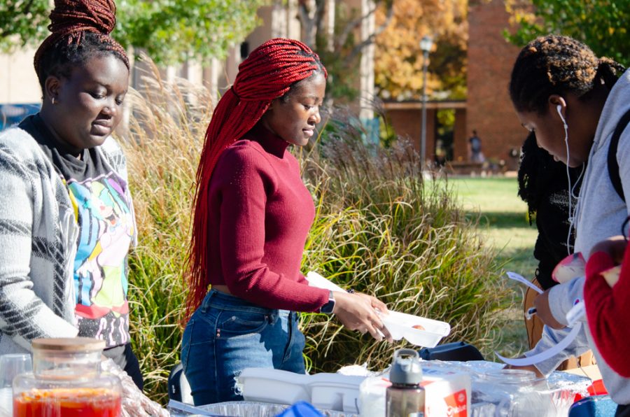 The African Caribbean Student Association served several native dishes including plaintains and jollof rice at Interfest on Nov. 2.