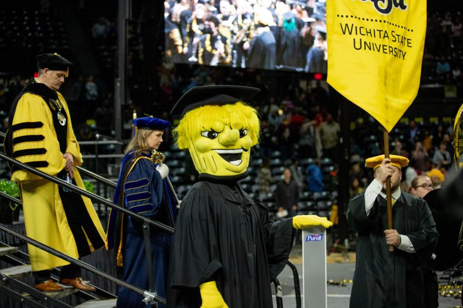 WuShock during Fall 2022 Commencement 