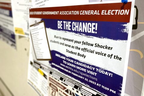 The Student Government Association General Election will be on April 3.