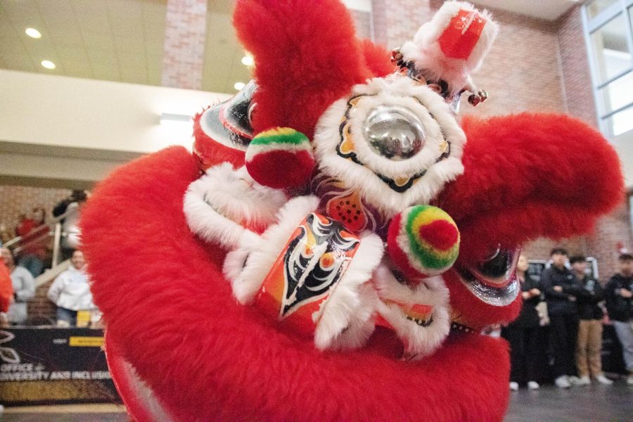 St. Anthony’s Lion Dance Team performs at the Lunar New Year: Year of the Rabbit event on Jan. 23. 