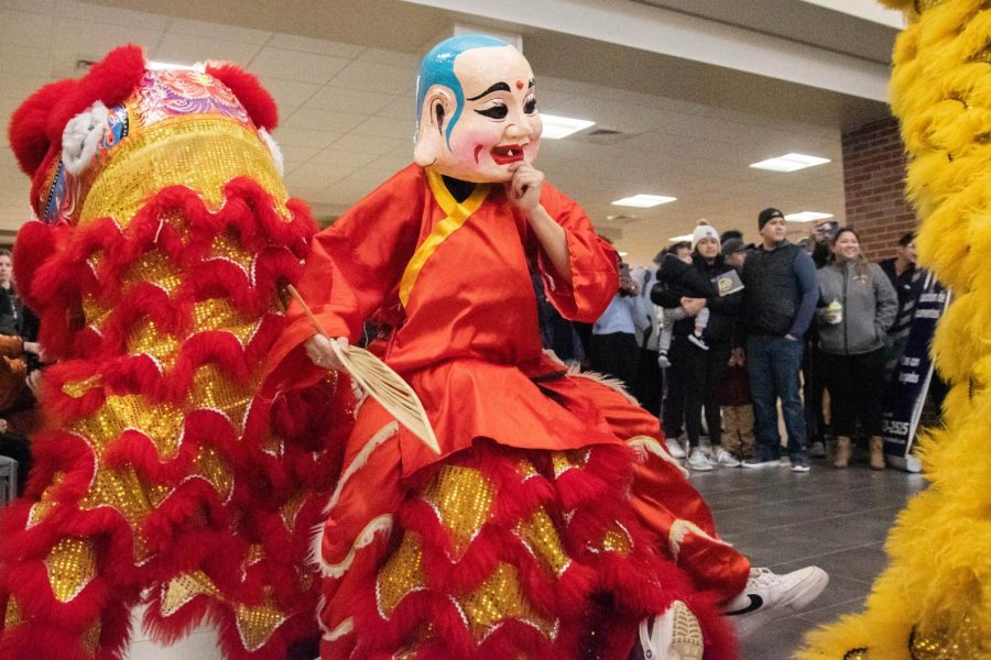 St. Anthony’s Lion Dance Team performs at the Lunar New Year: Year of the Rabbit event on Jan. 23. Lunar New Year is celebrated in many countries, such as China, Hong Kong, Vietnam, Taiwan and South Korea.