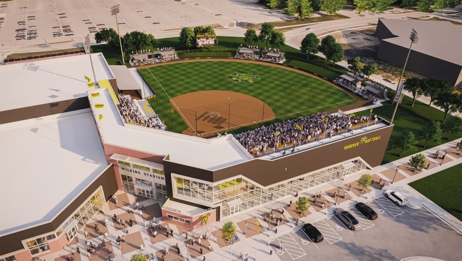 A digital makeup of what Wilkins Stadium will look like after all renovations take place.