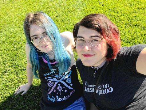 Lilith (left) and Alex Tackett (right) have been running their bookstore together since May of 2022. 