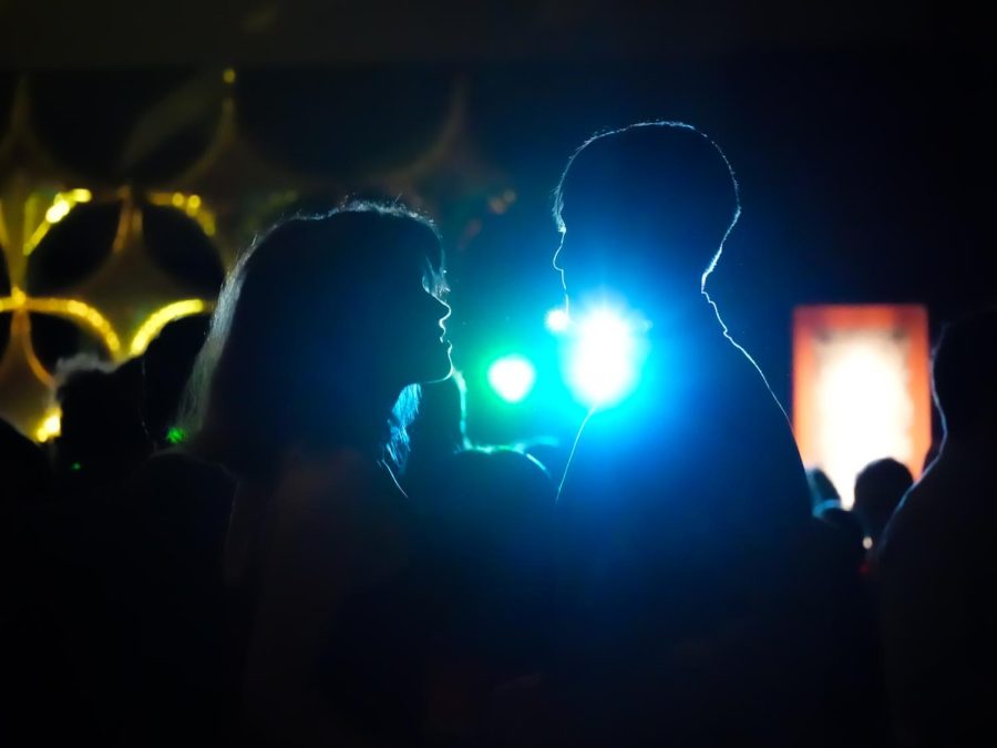 Two students share a moment together on the dancefloor at the Fairmount Formal on Feb. 11. The event was hosted by Student Activities Council for the second year in a row.