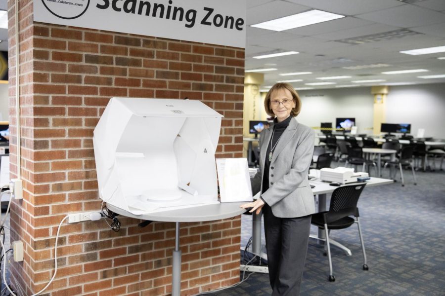 Kathy Downes has been at Wichita State for 43 years, serving various roles within the university library. Downes will retire in Spring 2023.1