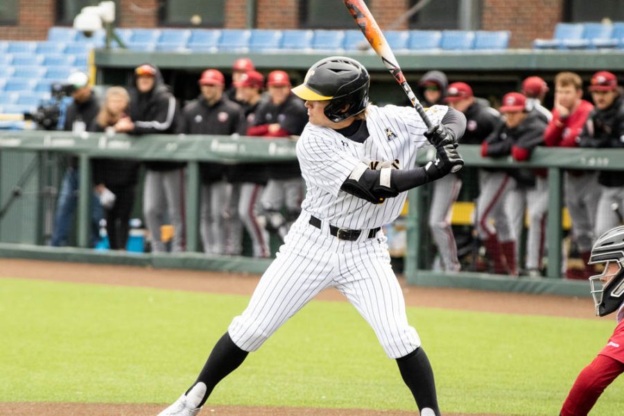The Shocker baseball team played UMass on March 26 at Eck Stadium and won with a score of 14 to 2 in the last game of the series.