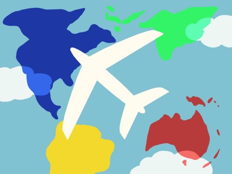 An illustration relating to Tyler Guthries column about the benefits of traveling.