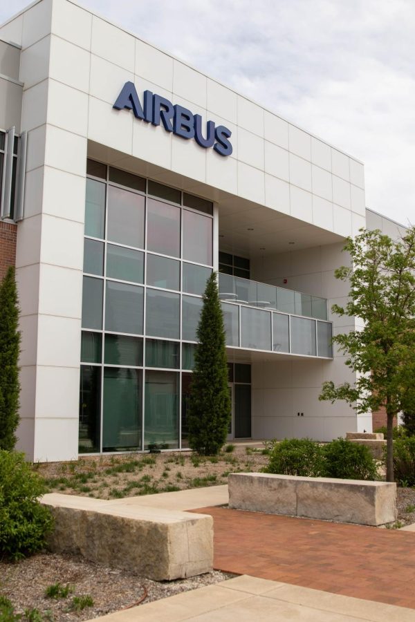 Airbus on Wichita States Innovation Campus on May 4, 2023.