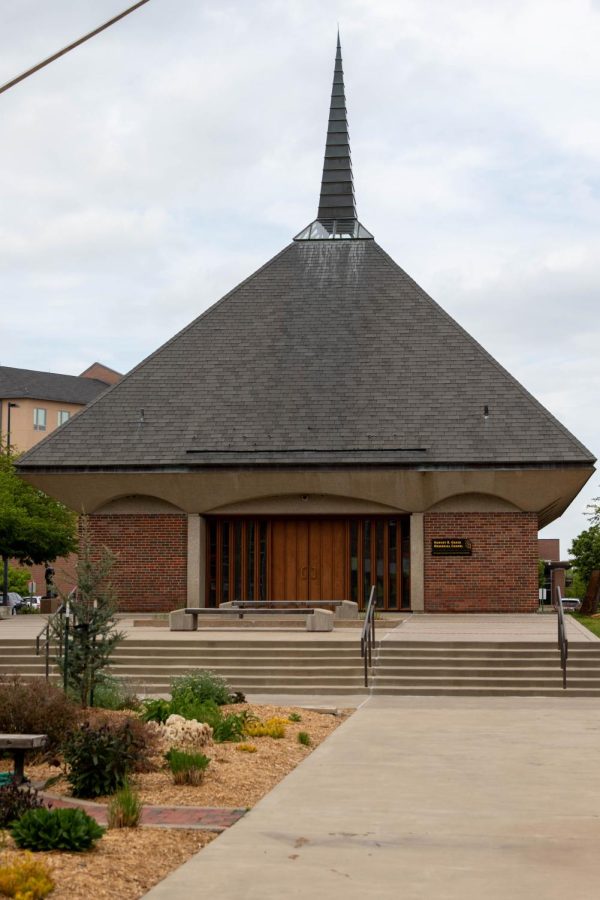 Wichita States multi-religion chapel Grace Memorial Chapel on May 4, 2023.
