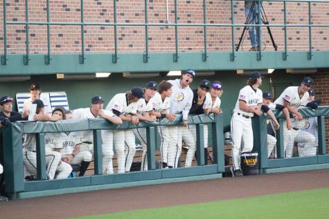 The Shockers played the Wildcats on May 2 at Eck Stadium. The baseball team won the game with a score 1-0, Pennington being the runner who scored.