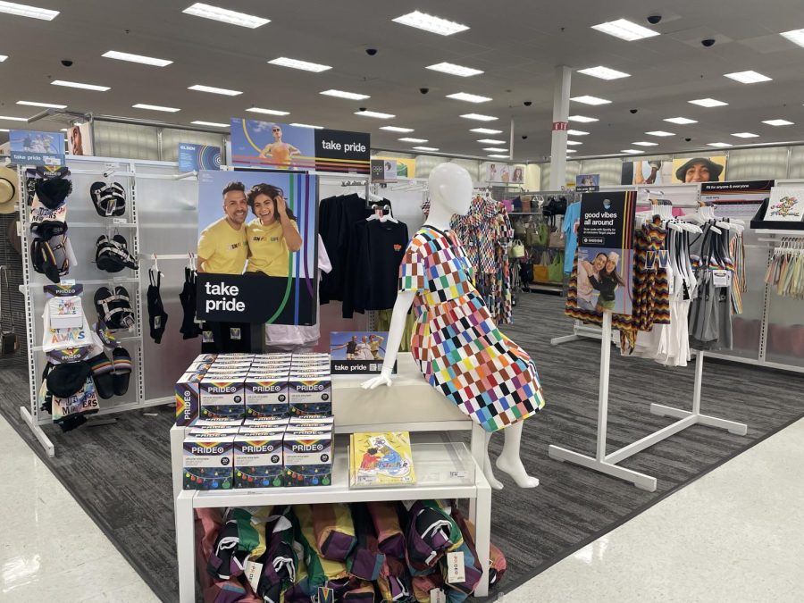 A pride section at one of Wichitas Target locations.