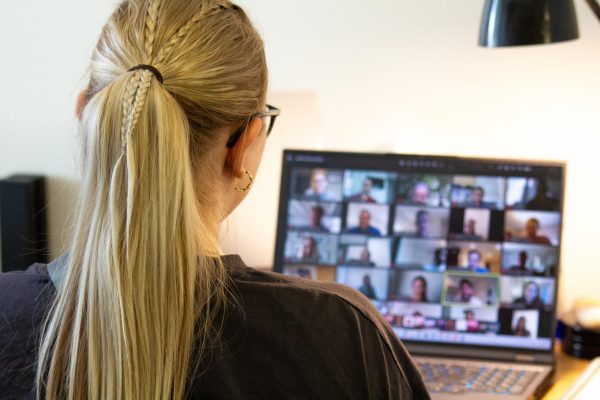 Due to pricing increases for Zoom licenses, Wichita State decided to make the transition from Zoom to Microsoft Teams in 2023. (photo illustration)