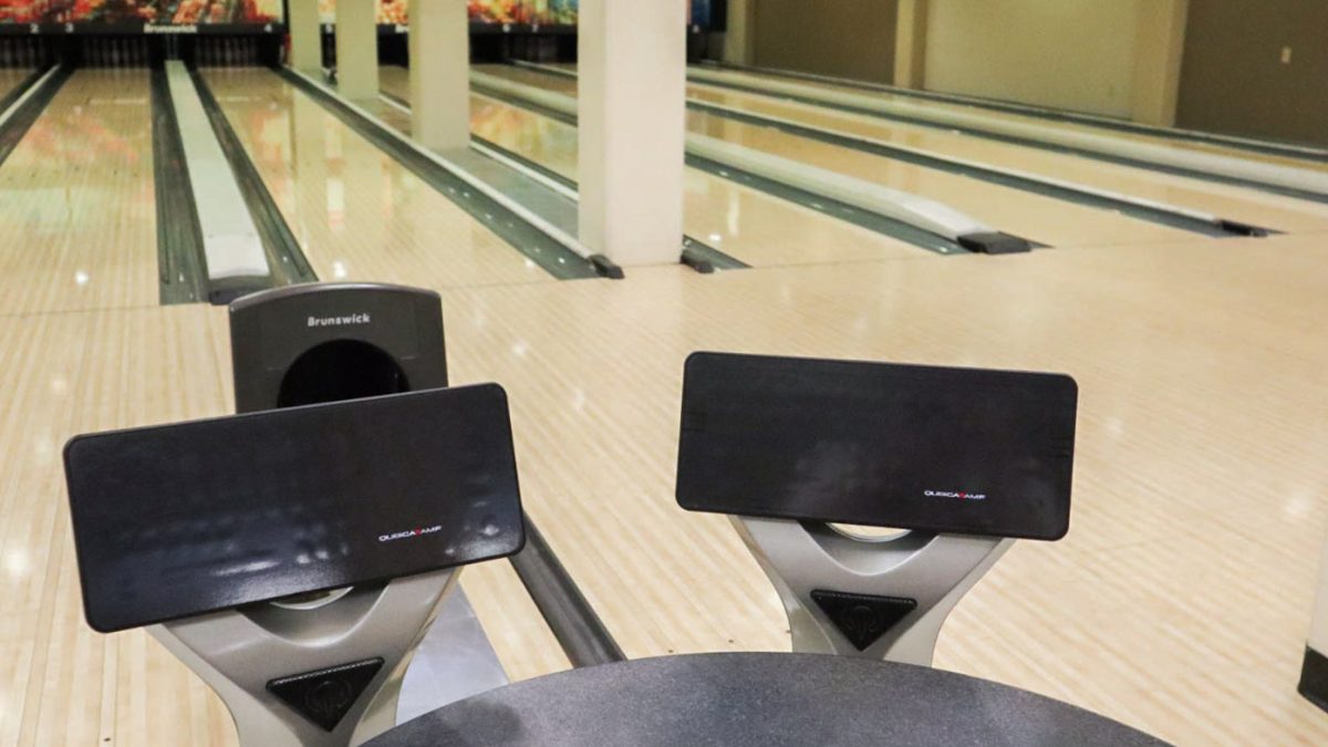 As part of the renovations for Shocker Grill and Lanes, new keypads were added to the bowling lanes.