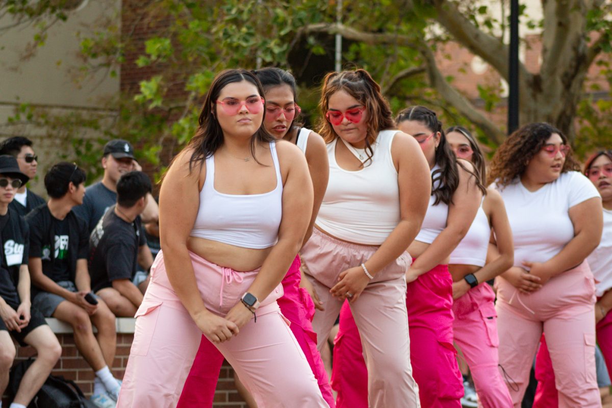 The Kappa Delta Chi women start their first stroll. They performed at the Yard Show on August 29th 2023.