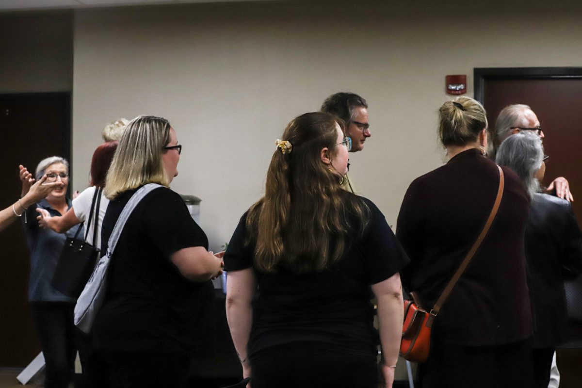 The ASL event welcomed American Sign Language as a new major at Wichita State University. Educators and students within the major were at the event to show their support.