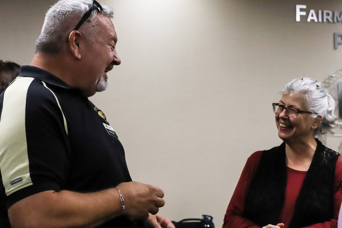 James Clark, an educator that teaches to students all around Wichita, and his interpreter Darla DeSpain, said it is important that ASL is at least taught to everyone due to a shortage of interpreters.