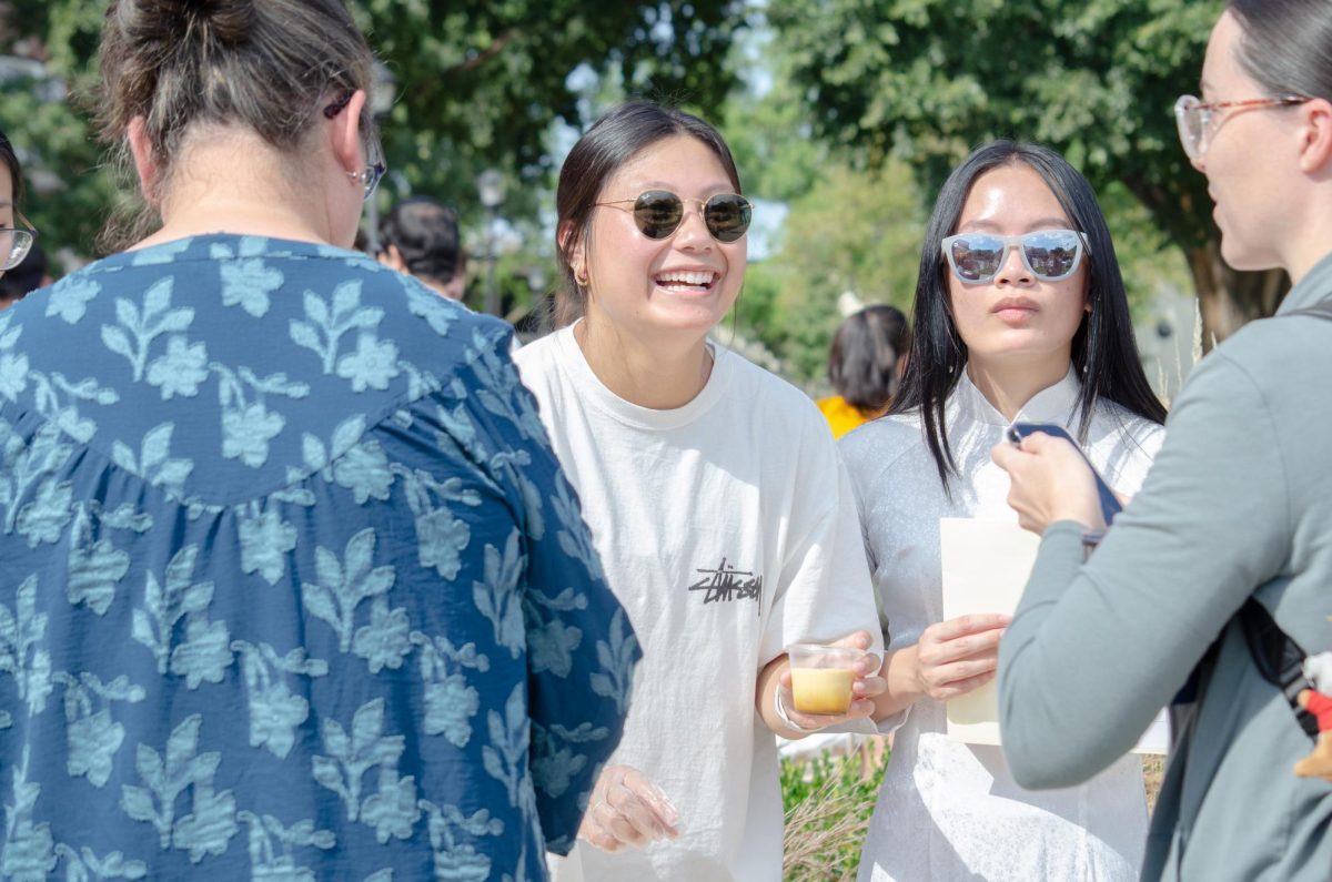 Students from the Vietnamese Student Association served crab rangoon, flan and taro milk tea. On Sept. 27, international student associations gathered for the bi-annual InterFest.