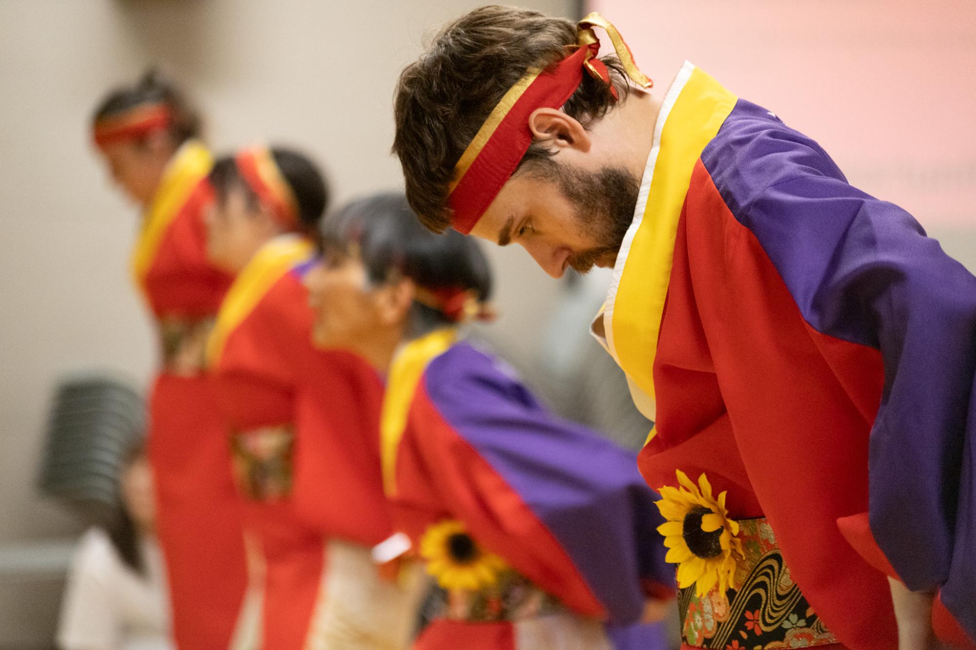 The Tatsumaki Yosakoi dance group instructed and performed at the Sept. 22 Japanese Yosakoi Dance Performance and Workshop. The event was free and open to the public.
