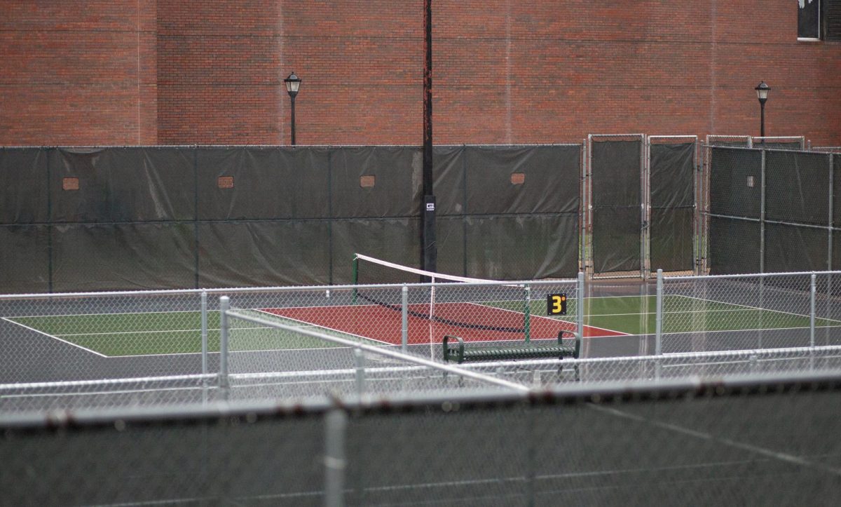 The Wichita State pickleball courts on Sept. 11, 2023.