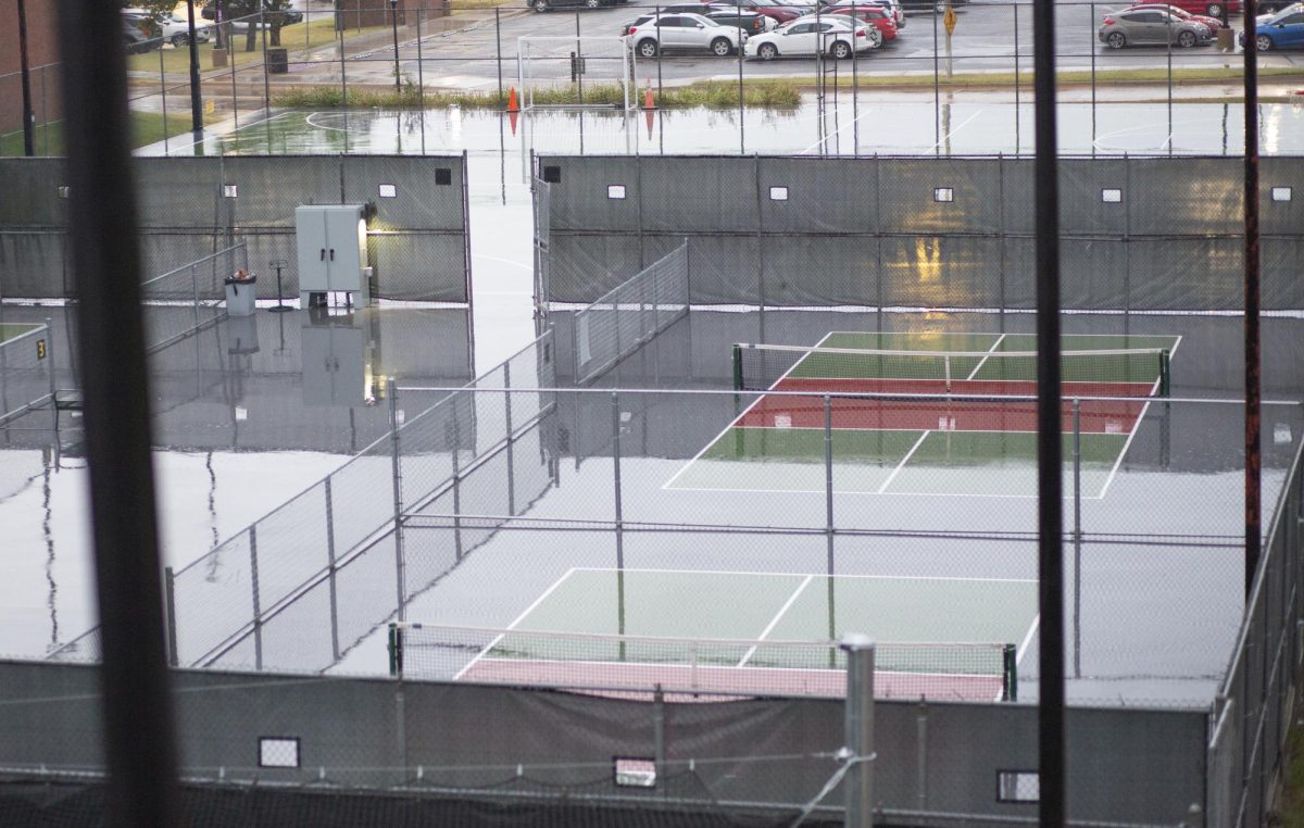The Wichita State pickleball courts on Sept. 11, 2023.