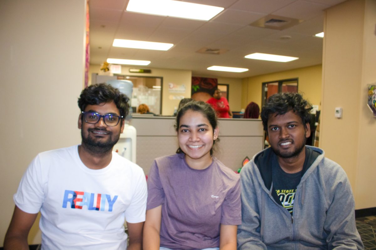 Graduate students Demy Alexander, Nirasha Kavindi and Sarangan Rajendran, attended the Diwali event and encouraged other students to attend events surrounding other cultures.