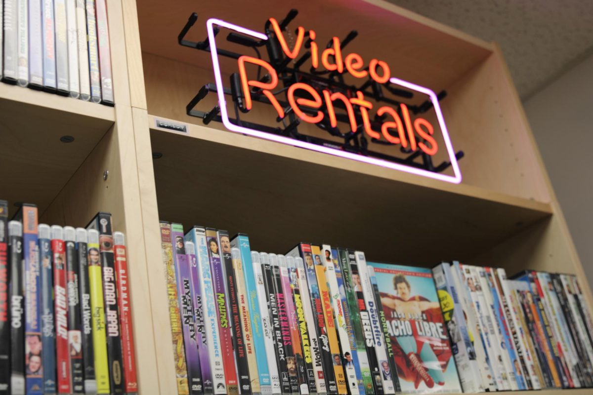 CINE-GENIC, a video rental store, opened in August 2023 and is located at the back of Vortex Souvenir. For $12 a month, CINE-GENIC members can rent two movies a day from the store.