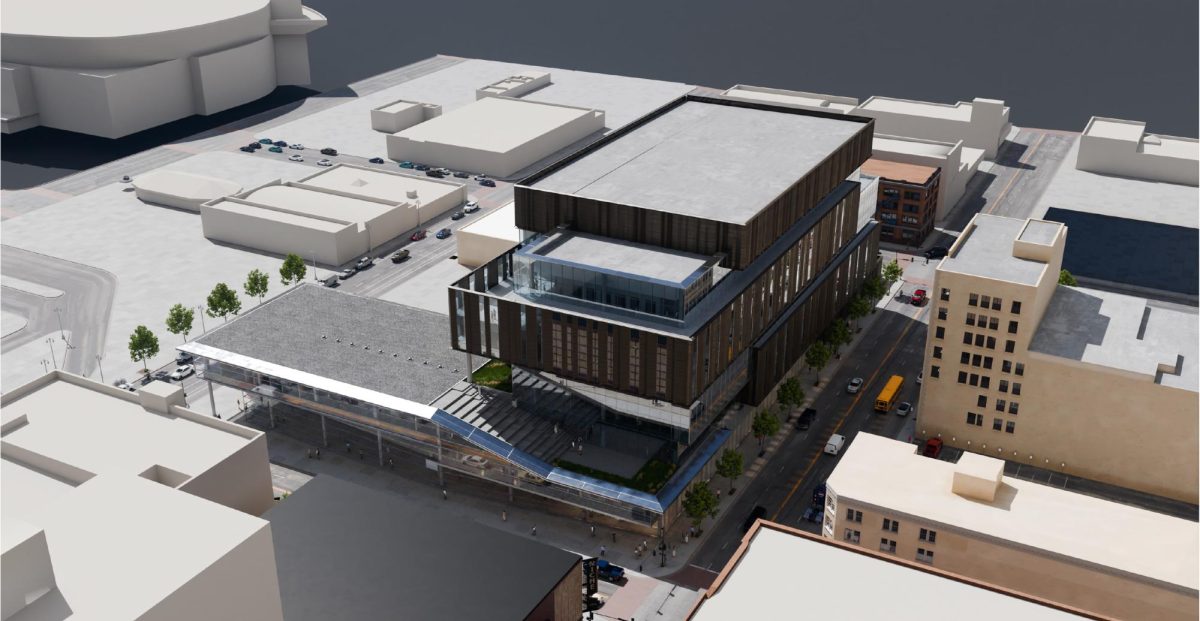 A rendering of the Wichita Biomedical Campus. (Courtesy of WSU Strategic Communications)