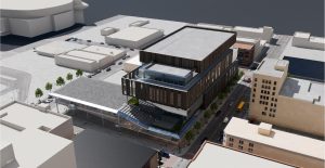 A rendering of the Wichita Biomedical Campus. Wichita State's proposed school of dentistry would likely be located across the street, according to Zach Gearhart, WSU's chief of staff. (Courtesy of WSU Strategic Communications)