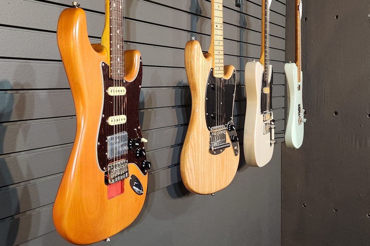 Palen Music Wichita features wide selections of many instruments, including multiple types of guitars, woodwinds, brass instruments and more.