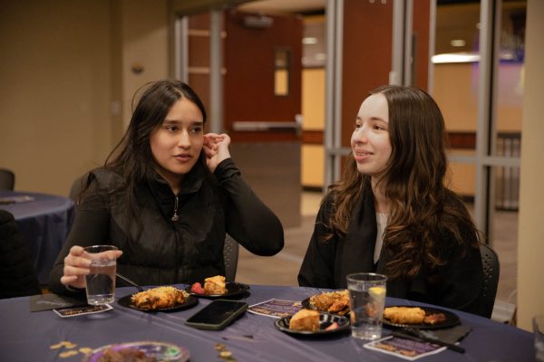 Maneja and Roaya attend the Iftar Night hosted by ODI. They enjoyed breaking their fast as they had experienced A different cuisine.”