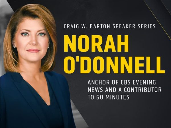 CBS News Anchor Norah ODonnell is visiting Wichita State on March 21. Photo courtesy of Craig W. Barton Speakers series.