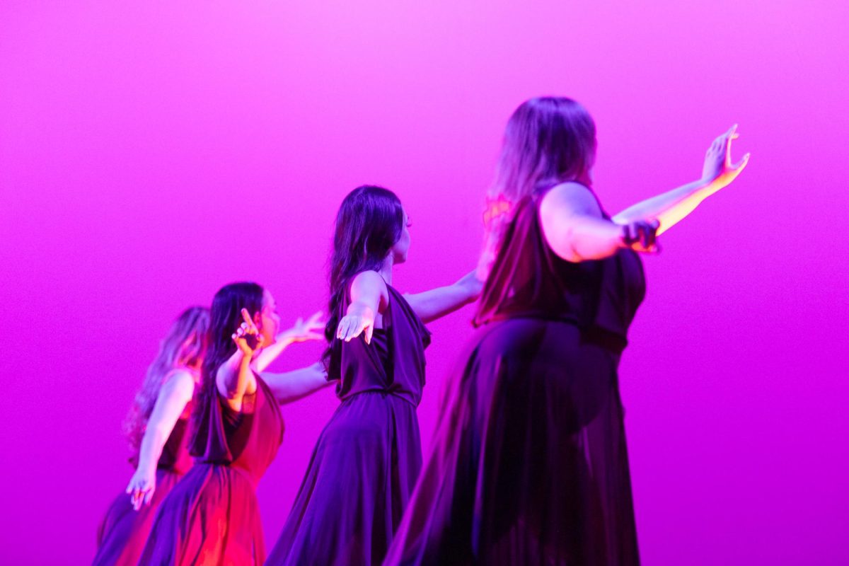 Dancers perform Reverie choreographed by Denise Celestin at the Wichita Contemporary Theatre on April 25. 