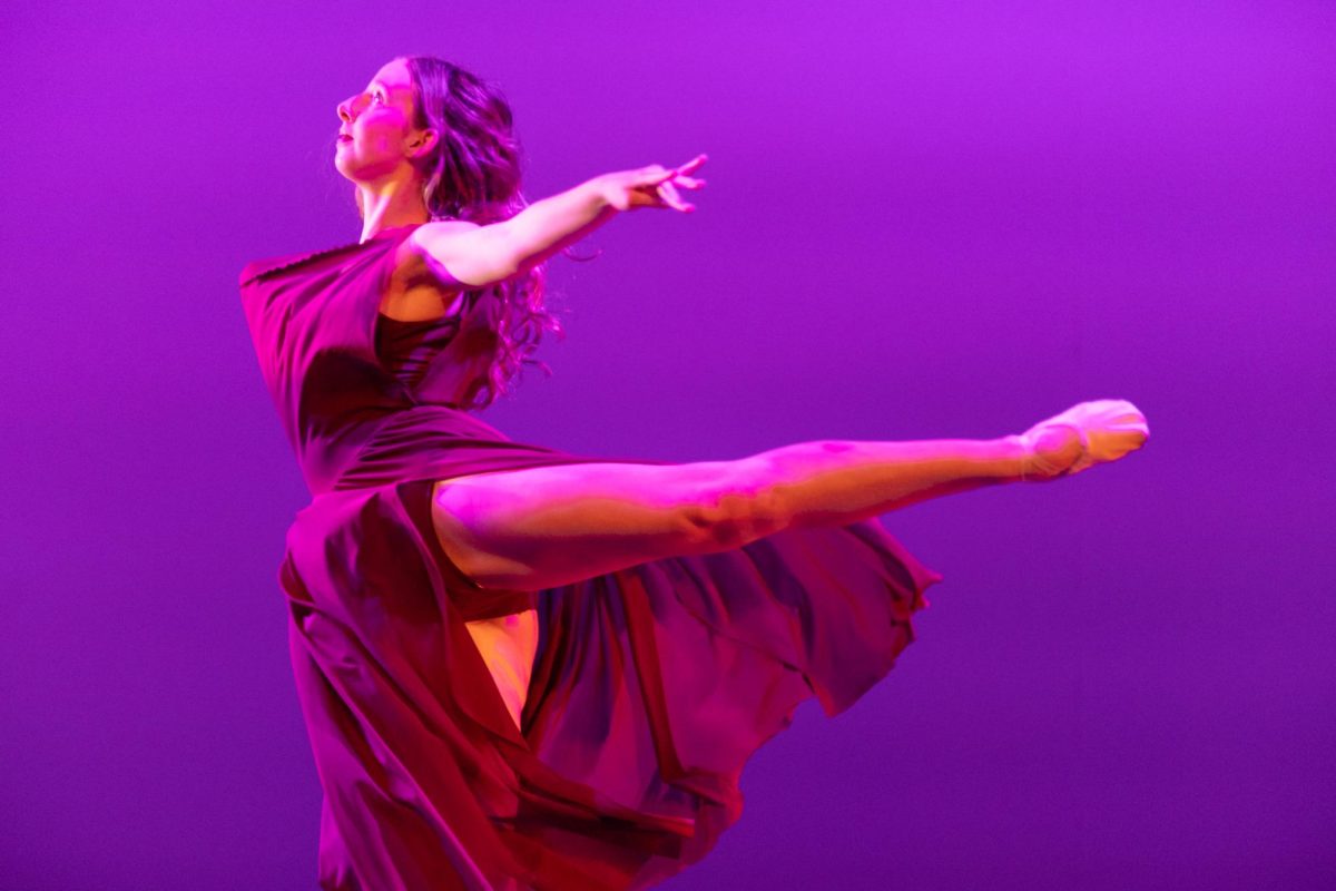 Hannah Chandler performs Reverie directed by Denise Celestin at the Wichita Contemporary Dance Theatre on April 25. 