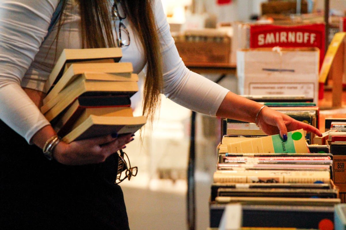 Jessica Lee is a current WSU business student, hunting for books to add to her collection back home. The 'Readiculous' book sale was open to the public starting on Friday and ended on Sunday. 