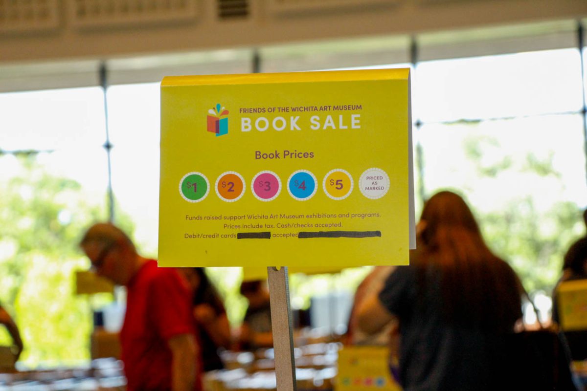 The Wichita Art Museum hosts their annual book sale with the help of FWAM (Friends of the Wichita Art Museum) volunteers. This event was started to fund the museum's special exhibits.