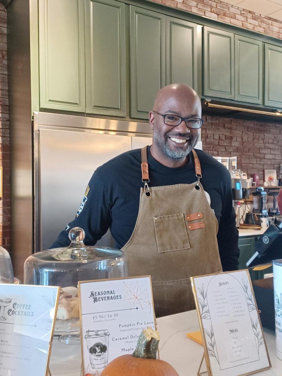 Byron McSwain gets ready to serve customers at Greater Grounds Coffee & Co. on Oct. 21, 2024.