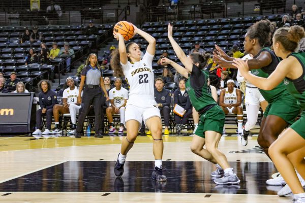 Junior Jasmine Peaks looks to pass the ball on Oct. 30. Peaks is a transfer from Indian River State College in Florida.