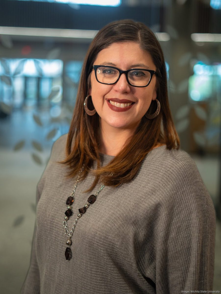 Bekah Selby-Leach, director of Wichita State's Center for Economic Development and Business Research. (Photo courtesy of Wichita State University)