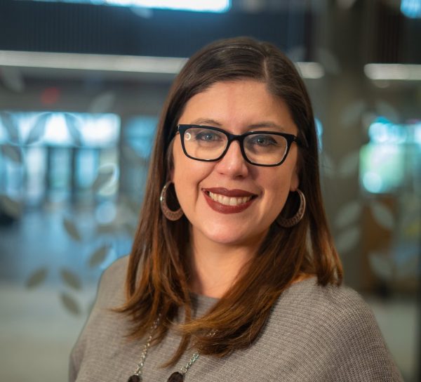 Bekah Selby-Leach, director of Wichita State's Center for Economic Development and Business Research. (Photo courtesy of Wichita State University)